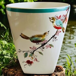 Lenox Simply Fine “Chirp” Waste Basket